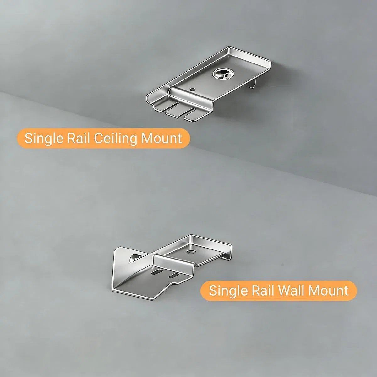 Heavy Duty Rotaia Per Tende con Pulegge Silenziose 5.7 5.8 5.9 6 6.1m, Binario per Tenda da soffitto, Lega AlluminioRiloga Scorritenda per Stanze Ufficio Camper E Doccia(4.6M)
