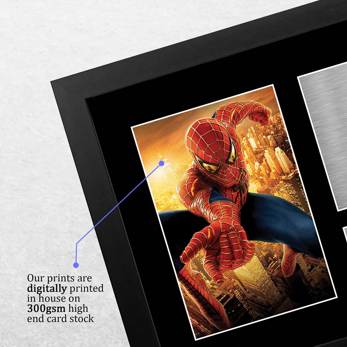 HWC Trading FR A4 Tobey Maguire Spider-man Regali Stampato Firmato Autografo Foto per gli appassionati di cinema - A4 incorniciato