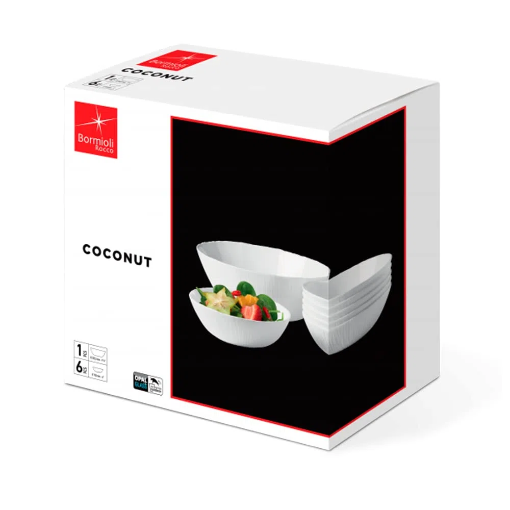 BORMIOLI ROCCO COCONUT SET 7 PZ