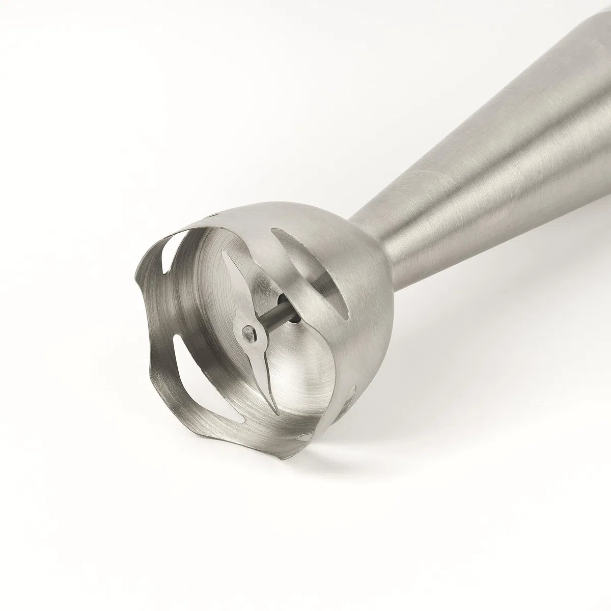 Girmi MX41 Frullatore ad Immersione Fru-steel+, Motore DC, 800W, 2 Velocità, Lame INOX, Fusto Smontabile INOX 19 cm, Impugnatura Ergonomica, Bicchiere Incluso, Facile da Pulire