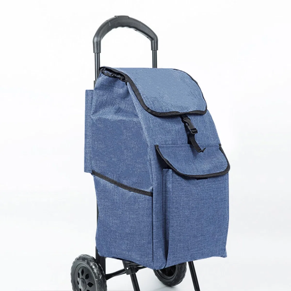 Milageto Borsa di ricambio per carrello della spesa Borsa per carrello della spesa Borsa per carrello addensata pieghevole di grande capacità resistente, B