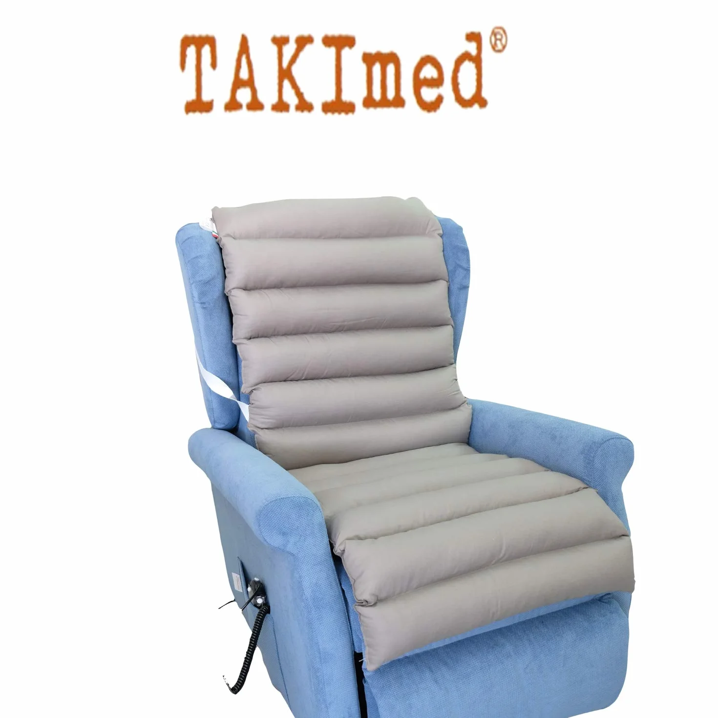 TAKIMED Copripoltrona lungo in Fibra Cava Siliconata, Stuoia Antidecubito, Rivestimento poltrona Massaggiante, Rivestimento per Poltrona Universale.12 elementi Prodotto Italiano.