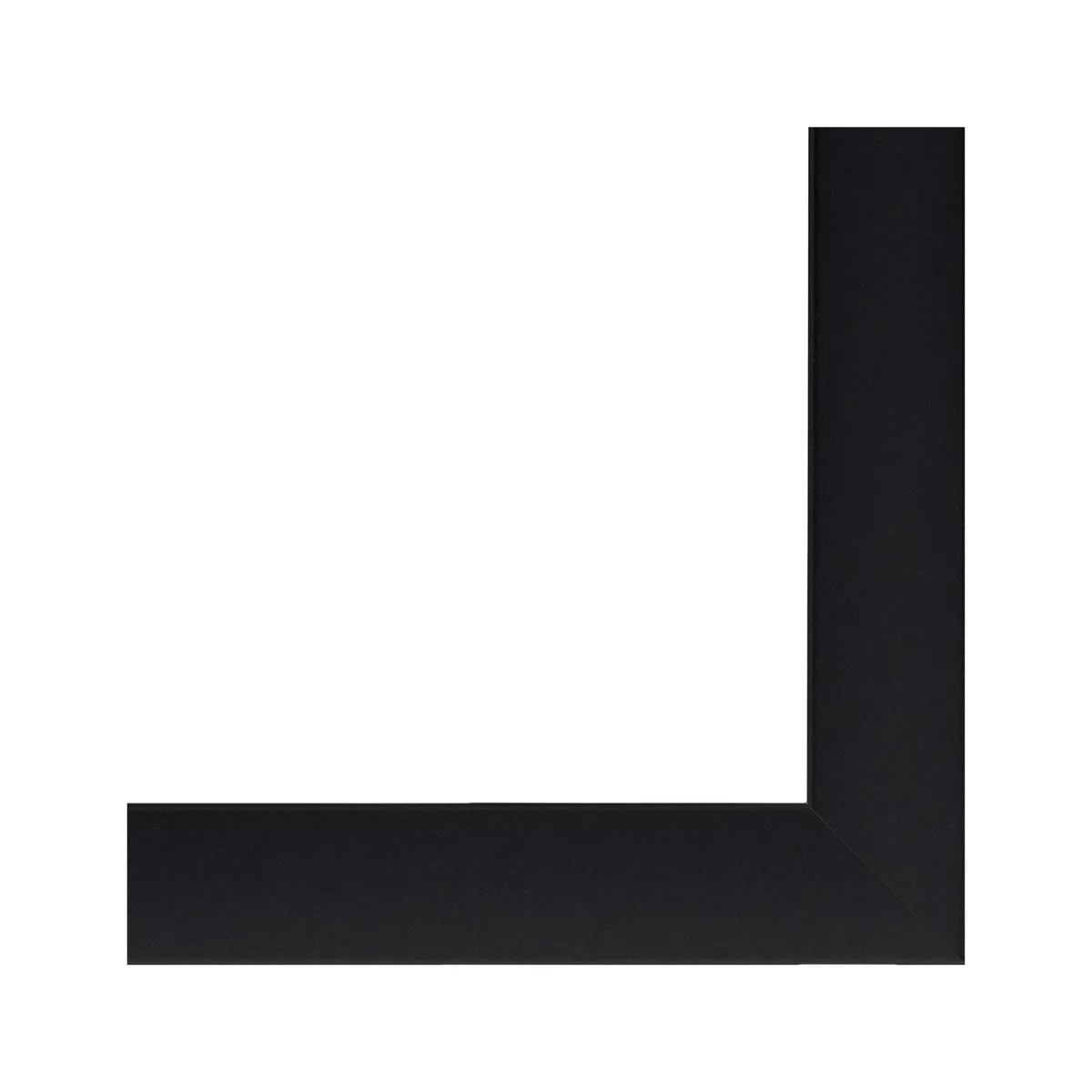 DR35 - Cornice portafoto in legno MDF da 31 x 39 cm (nero opaco), 35 mm di larghezza, con vetro acrilico antiriflesso antiriflesso, parete posteriore stabile e ganci