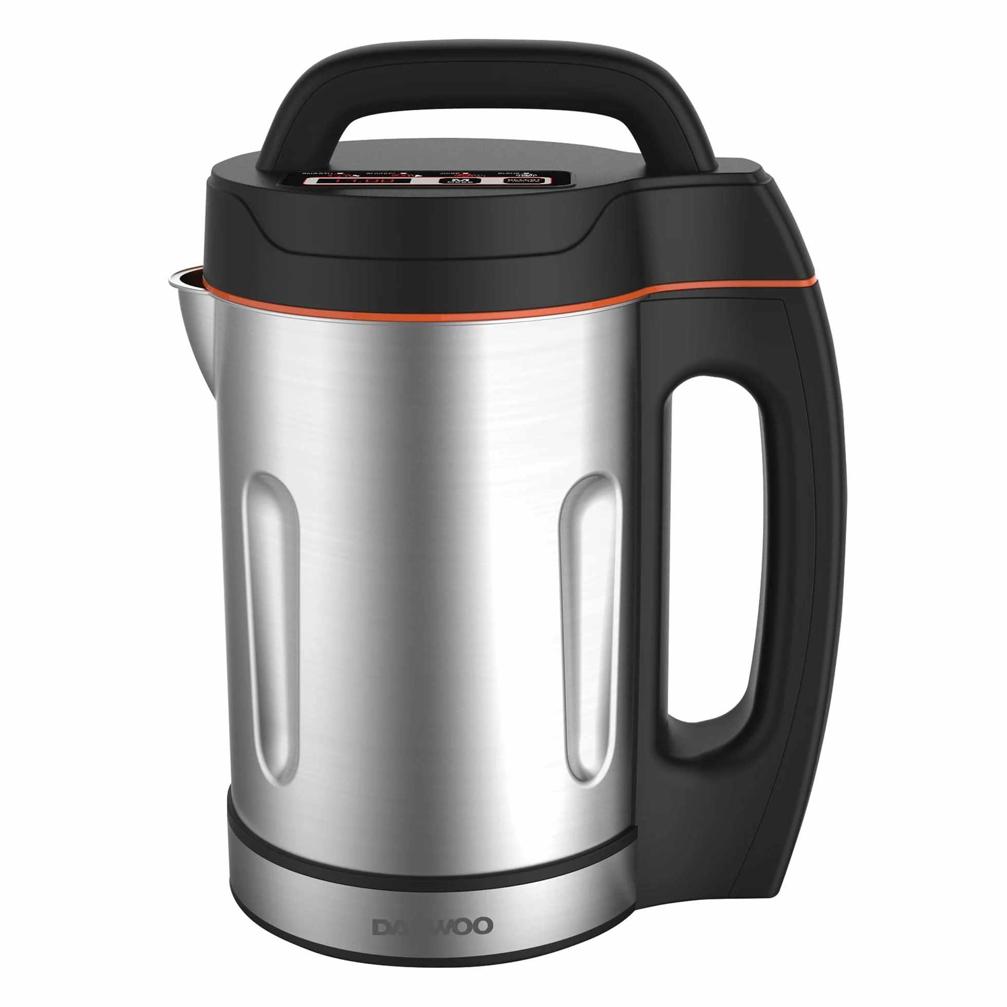 Daewoo SDA1714 Maker | Utilizzo 1000 W | Capacità 1,6 L | Ideale per zuppe lisce e grosse | Indicatori luminosi a LED | Sensori di riempimento e fuoriuscita eccessivi, in acciaio inox, 1000 W, 1,6