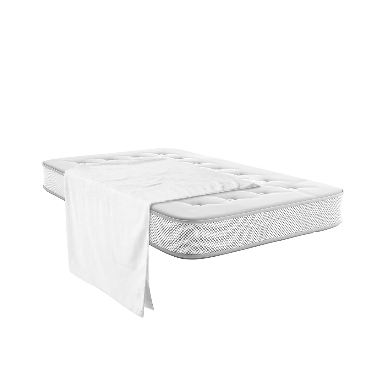Traversa Letto Impermeabile per Incontinenza 110x140cm - Protezione in Spugna di Bambù Traspirante -Coprimaterasso a Telo Aperto - Ultra Sottile - Lavabile
