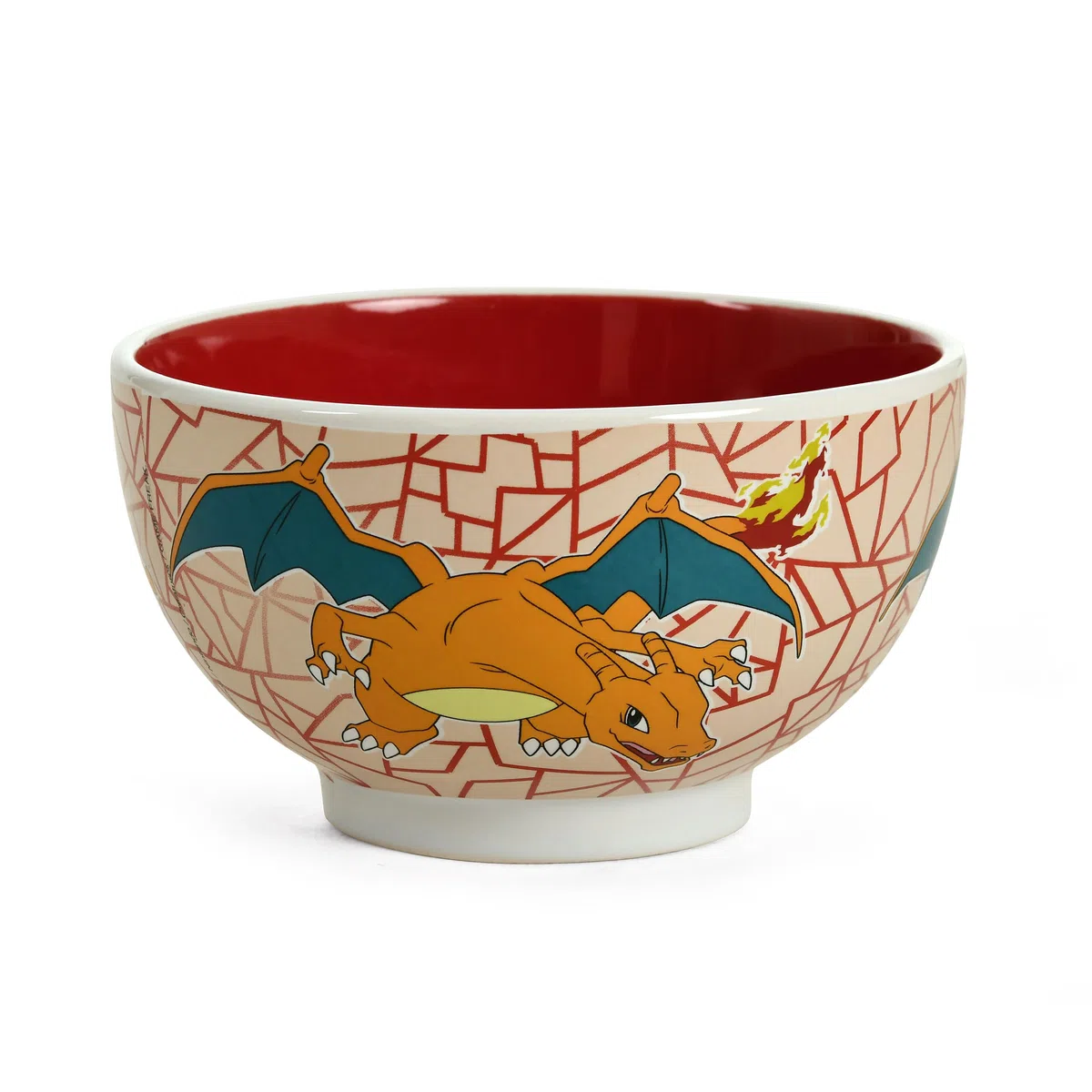 Elbenwald Ciotola per cereali – diversi motivi 600 ml in ceramica (Pokemon – Glurak)