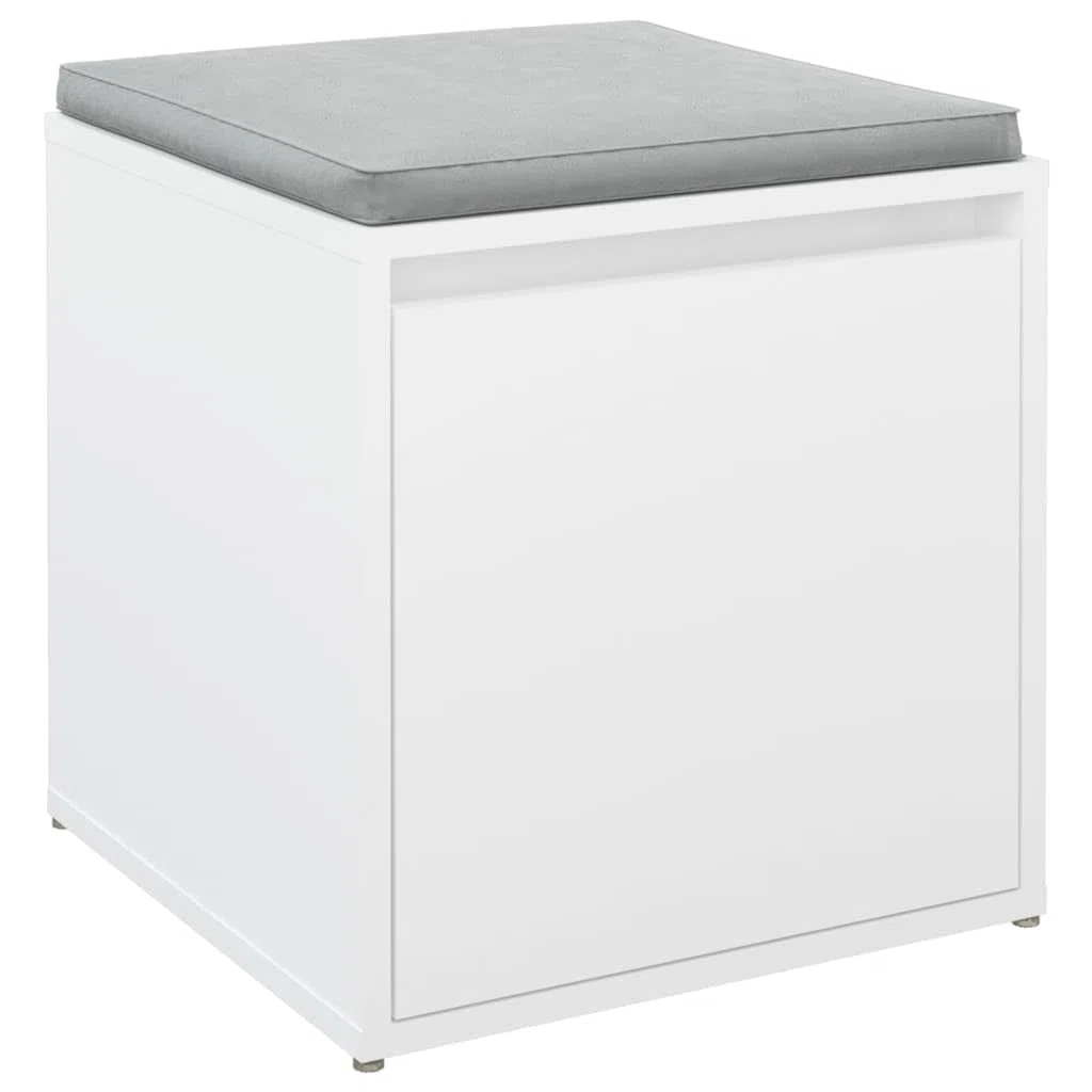 vidaXL Cassetto Contenitore Bianco 40,5x40x40 cm Legno Multistrato