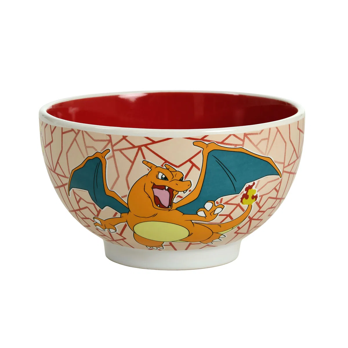 Elbenwald Ciotola per cereali – diversi motivi 600 ml in ceramica (Pokemon – Glurak)