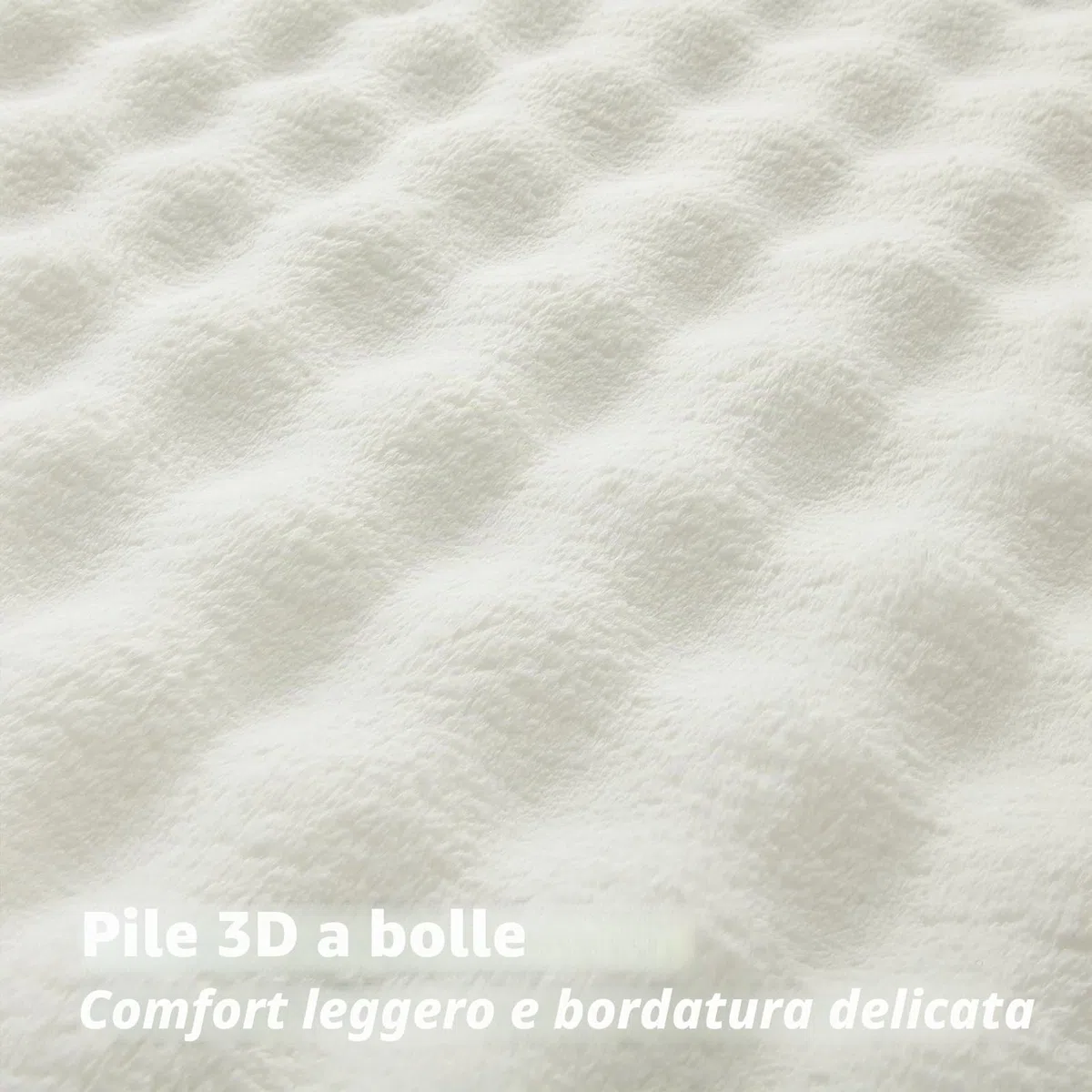 Topfinel Plaid Matrimoniale,Coperta Pile Termica Pelosa Morbida,Calda e Confortevole,OEKO-TEX,Coperta Matrimoniale Invernale,Adatta per Divano, Letto e Picnic,150 x 200 CM,Bianco