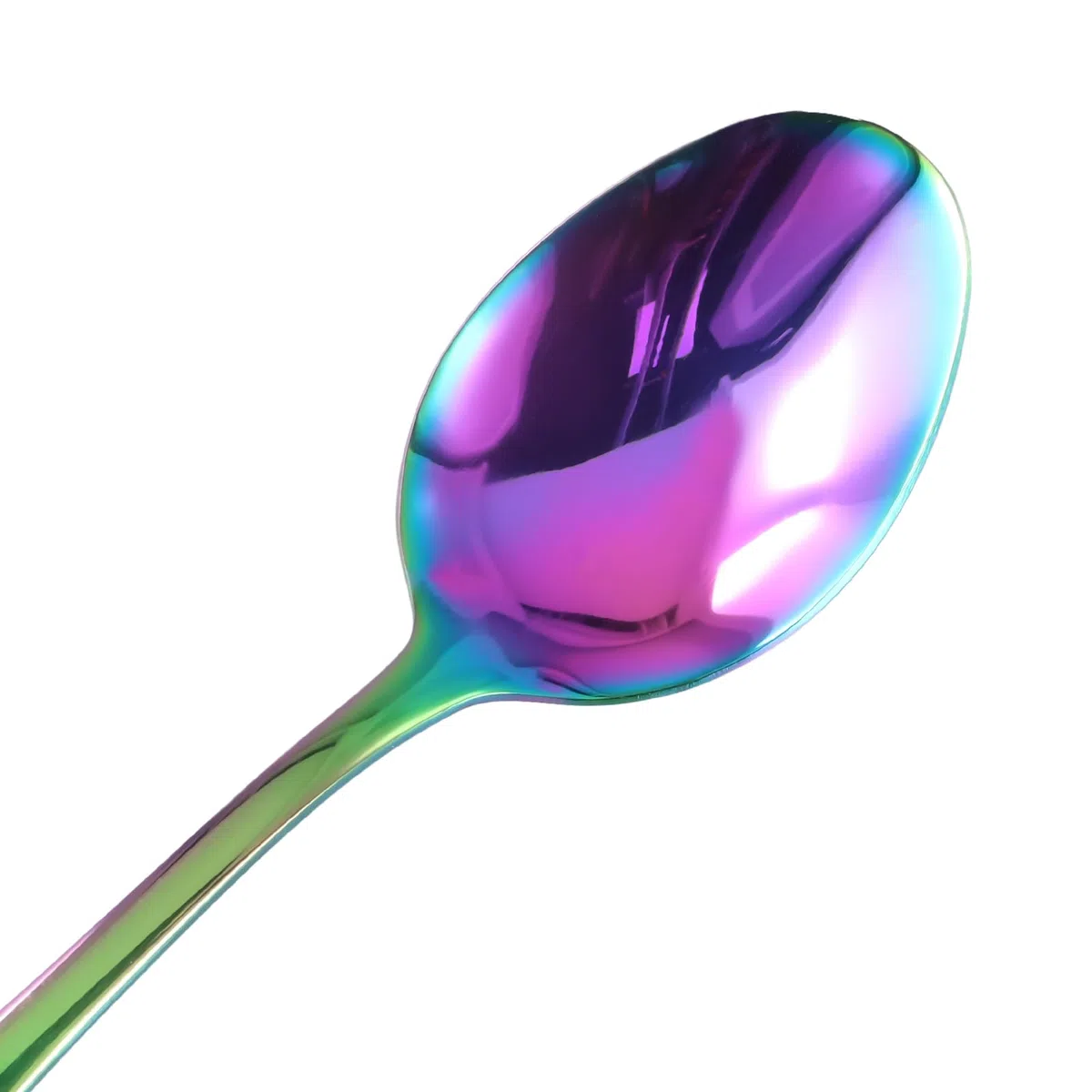 25 Cucchiaini da Caffè Colorati Arcobaleno, 13,5 cm, in acciaio inox con rivestimento in titanio colorato, per tè, caffè, Latte, per Mescolando cucchiai da dessert di marmellata di espresso