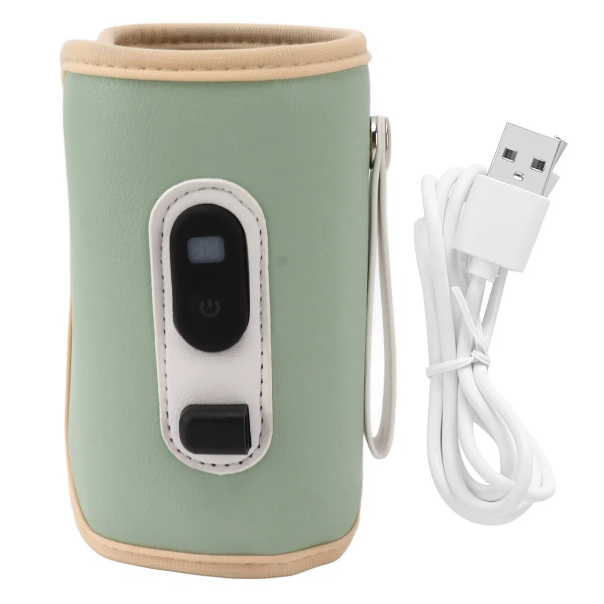 Portatore di Bottiglie per Neonati, Accurato Controllo della Temperatura USB Digital Display per Latte per Latte per Bambino più Caldo, 5 velocità Stabile Custellino da Calore