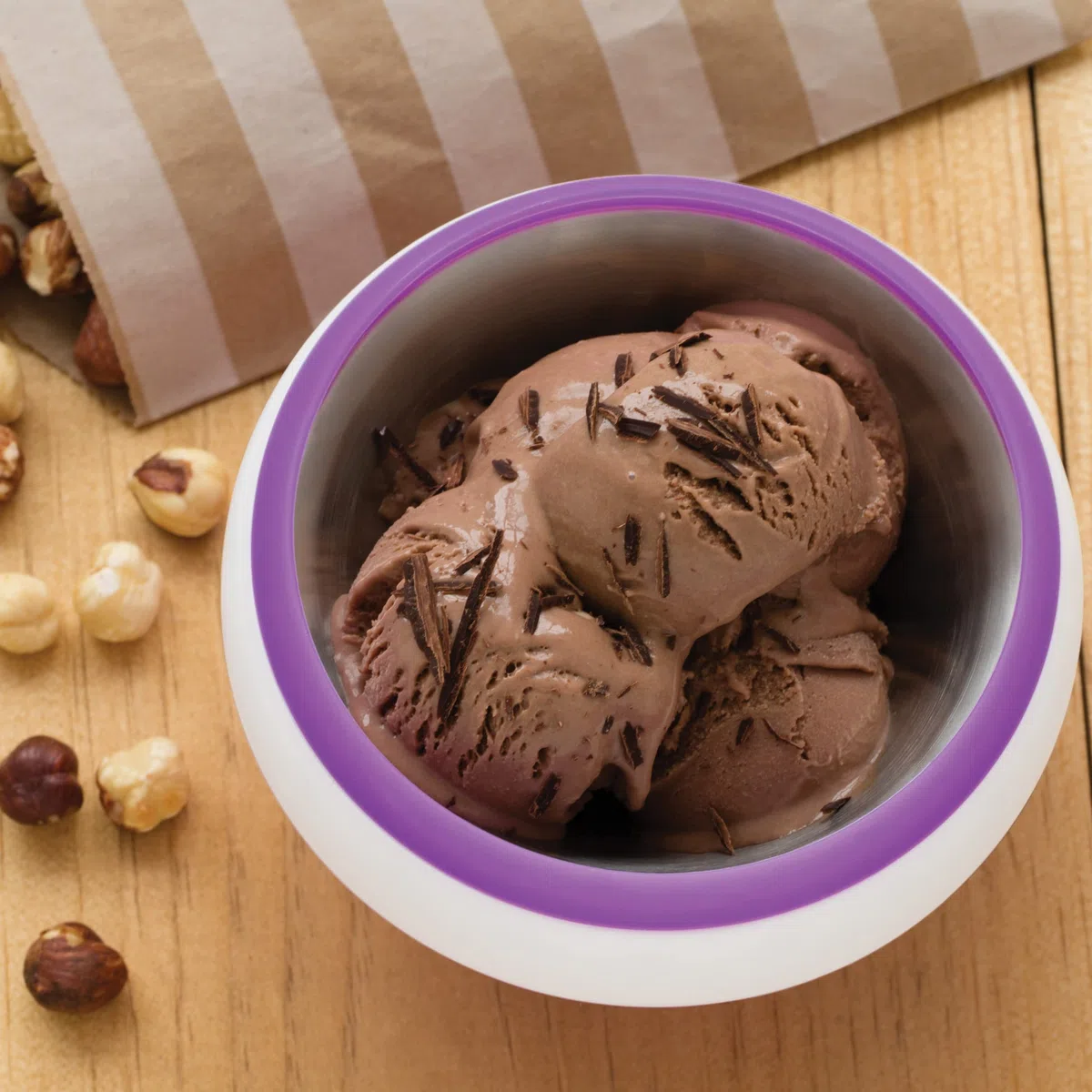 Zoku - ICE CREAM MAKER per Gelati e Sorbetti - VIOLA