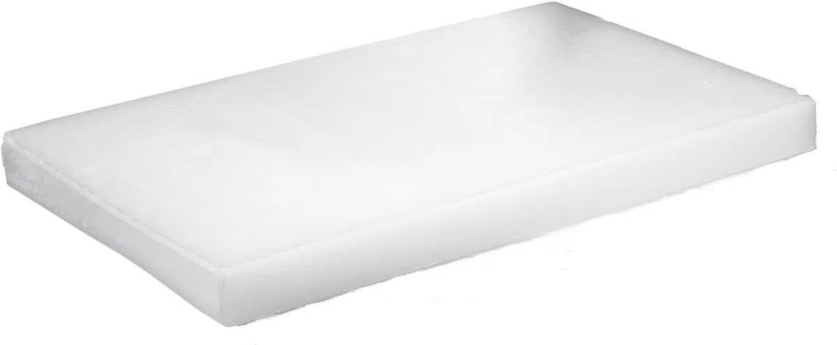 Naturii Cera Pura di Paraffina Solida in Lastra 5 kg Cera Bianca Raffinata per Candele, Restauro, Lubrificante e Uso Tecnico Misura 29 x 49 x 4 cm