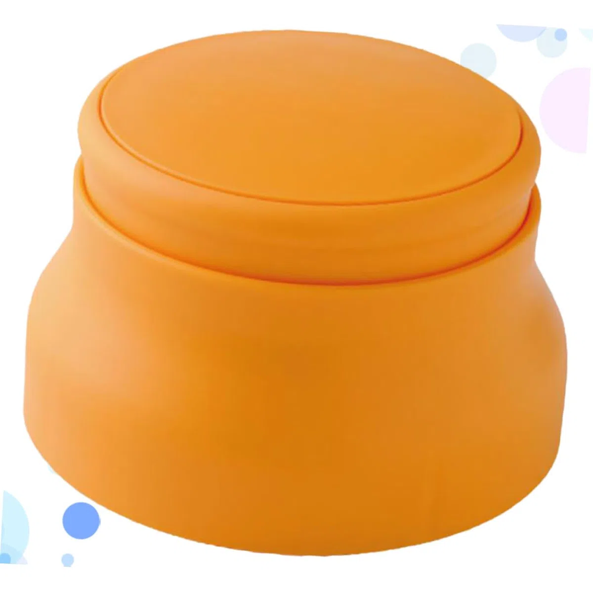 Ciieeo Stampo per Polpette di Riso e Sushi 10X10X6,5Cm in Plastica Alimentare Arancione Facile da Pulire e Usare per Ragazzo Ragazza Nella Preparazione di Dolci e Fondant