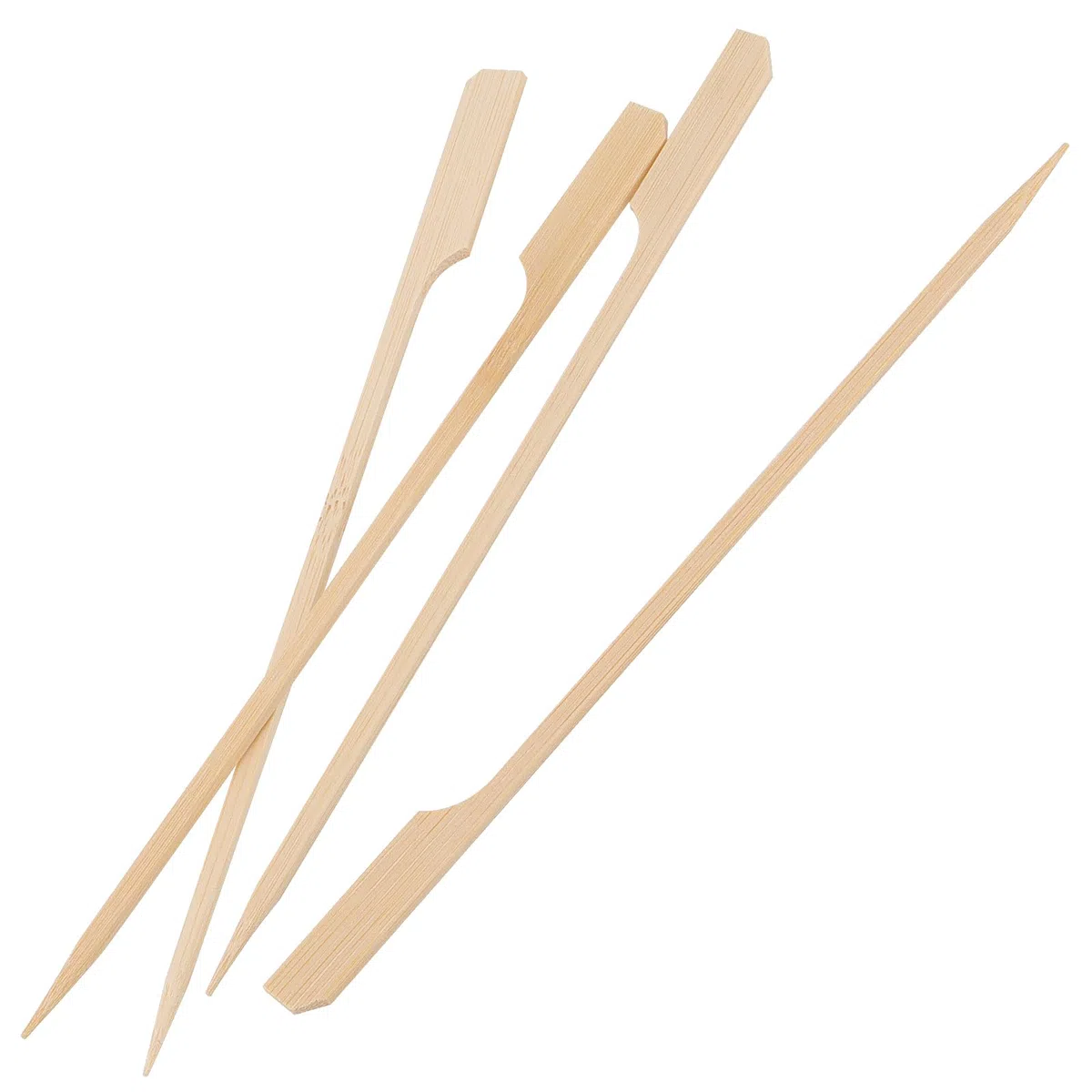 SINJEUN 1600 spiedini in bambù da 9 cm, per barbecue, cocktail, frutta, kebab, barbecue, cocktail e feste