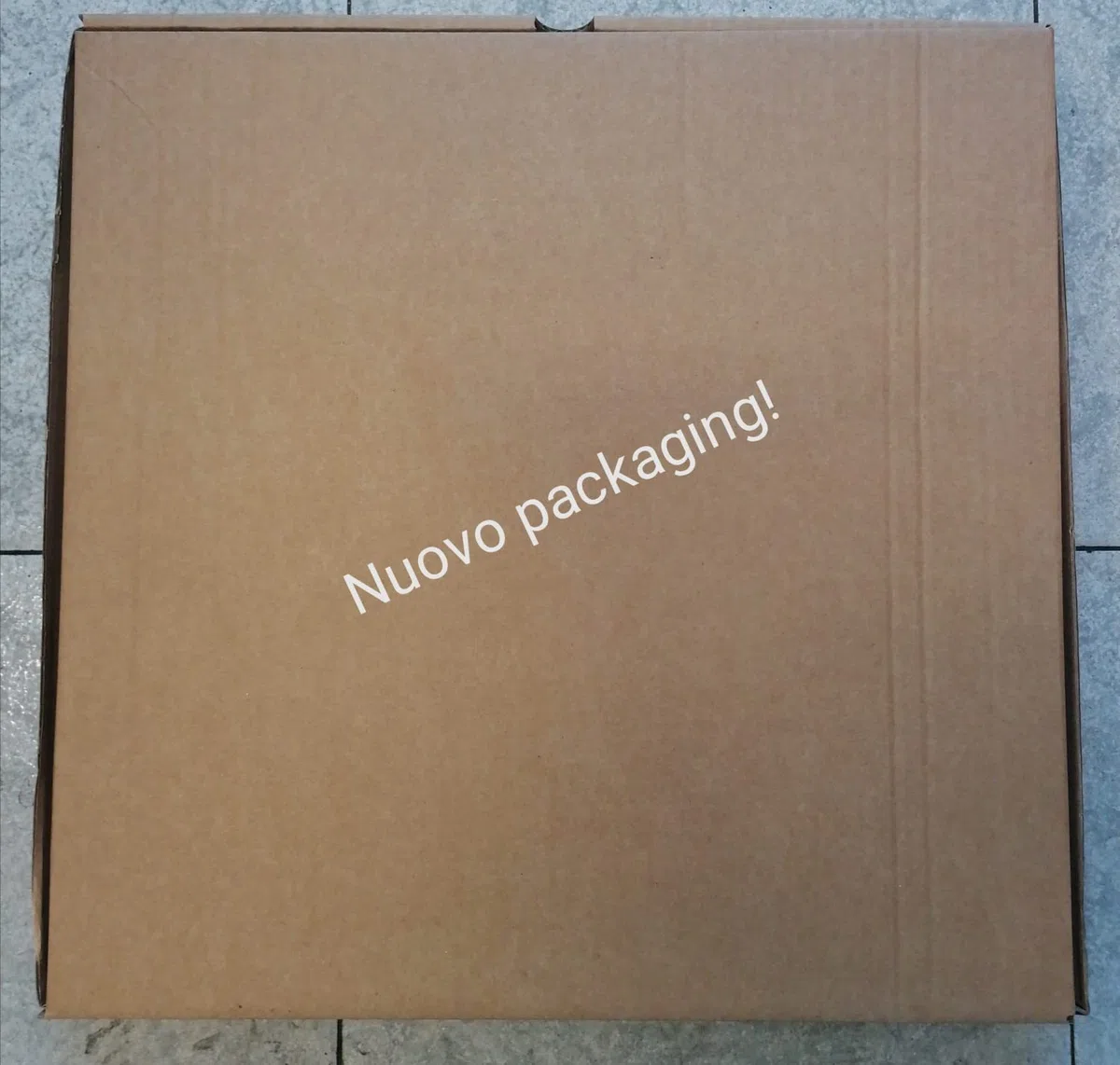 G.T. INOX Teglia quadrata in alluminio puro 35x35 bordo svasato h. 3 cm