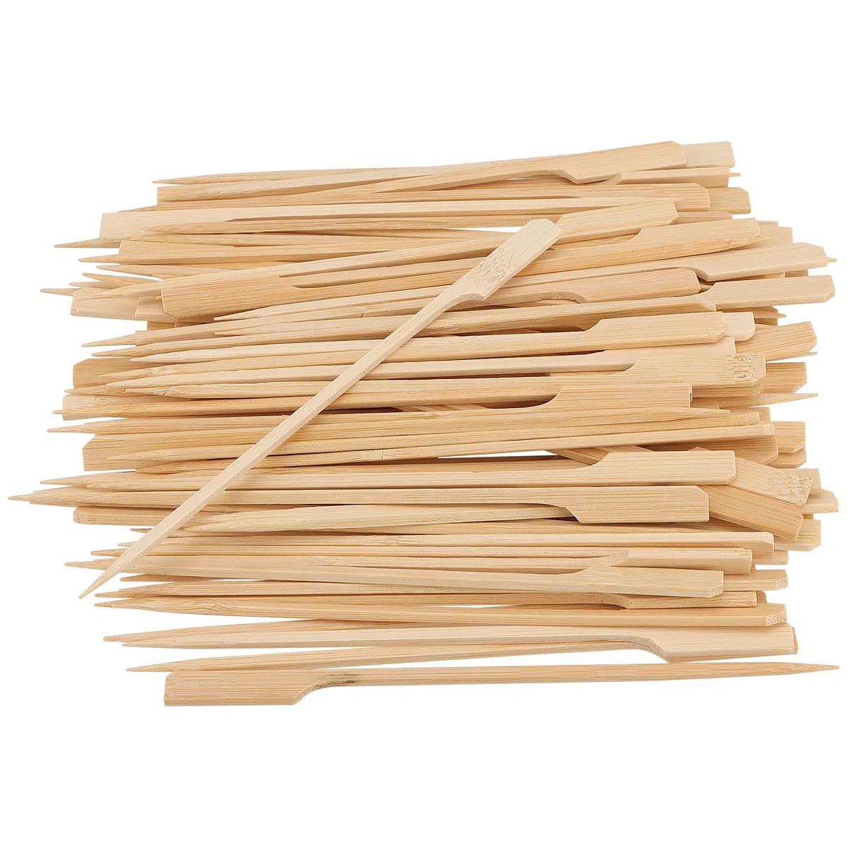 SINJEUN 1600 spiedini in bambù da 9 cm, per barbecue, cocktail, frutta, kebab, barbecue, cocktail e feste