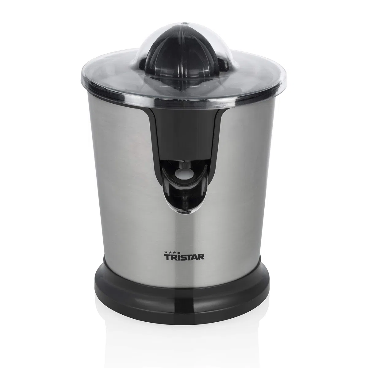 Tristar Spremiagrumi Elettrico Semiprofessionale CP-3002, Acciaio Inossidabile, Argento