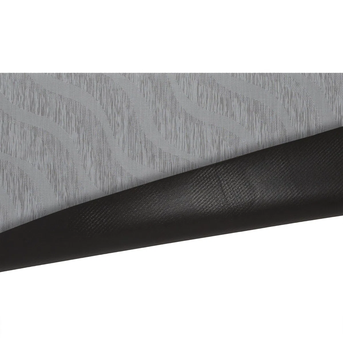 PARAMAISON Tappeto PVC Cucina Infinity, Passatoia Antiscivolo Lavabile, Antimacchia, Multiuso, Lavabile, Cucina, Soggiorno, Design Stilizzato Onda Grigio Chiaro| 50x200cm