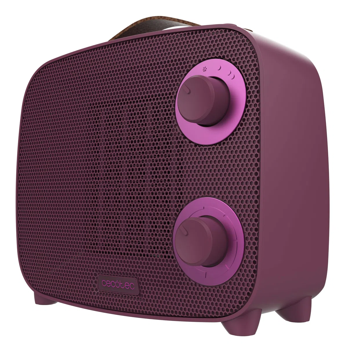 Cecotec Termoventilatore Ceramico da Tavolo ReadyWarm 1500 Ceramic Aura. 1500W, 3 Modalità, Termostato Regolabile, Silenzioso, Tripla Sicurezza, Design Moderno, Copertura 15m², Efficienza Energetica