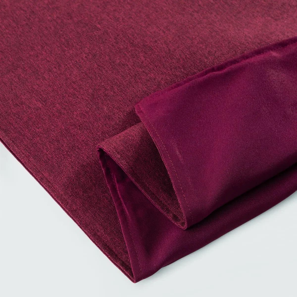 AMBERIS Corridore del letto Rosso, Imitazione di lino sciarpa decorativa durevole del letto per la casa e l'hotel (Fodere per cuscini vendute separatamente)