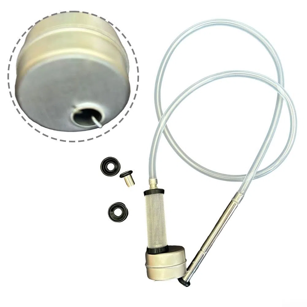 Tubo galleggiante per fusto di birra con doppio filtro a rete 300/500, design senza intasamento per versare e ridurre al minimo spreco, configurazione di connessione esterna