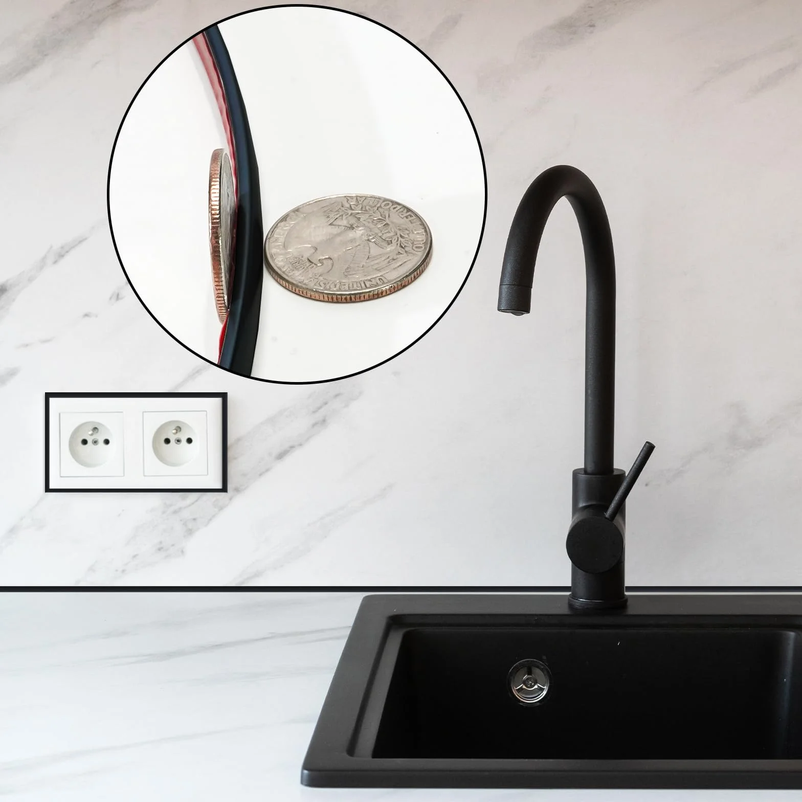Modanatura Adesiva per Pareti, 16M Nastro di Decorazione Auto-Adesivo per Porte, Finestre, Specchi Flessibili, Pareti, Soffitti, Pavimenti, Armadi, Piastrelle, e Bordi