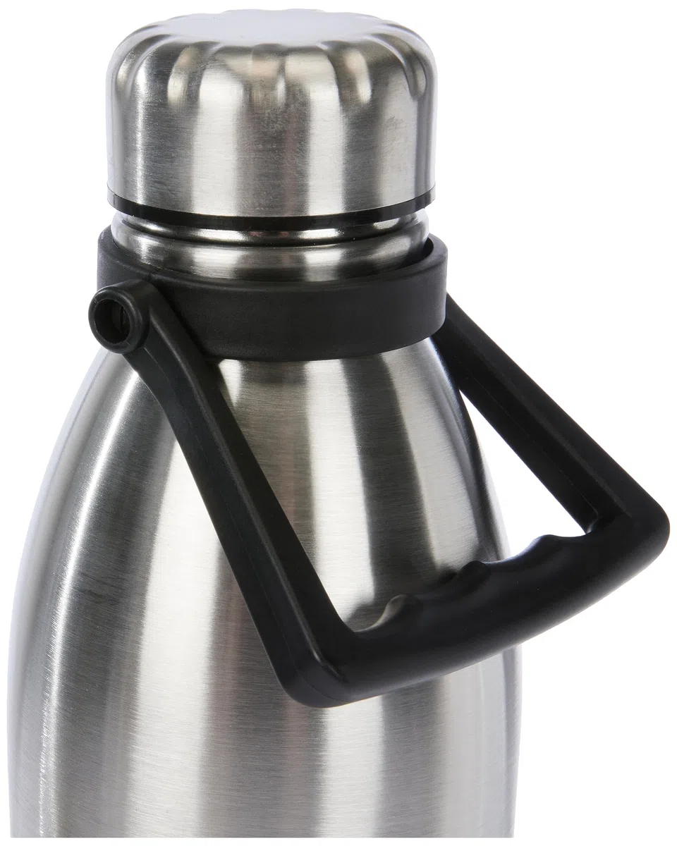 Nerthus FIH 593 593-Thermos a Doppia Parete per Freddo e Caldo. Design Inox di Acciaio Inossidabile Senza BPA. Tappo ermetico, Metallo, 1500 ml
