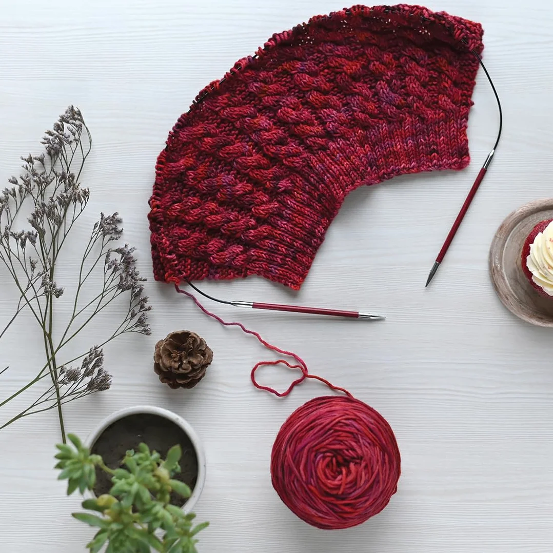 Set ferri da maglia KnitPro Zing, circolari, intercambiabili, punta corta speciale da 10 cm, set Deluxe