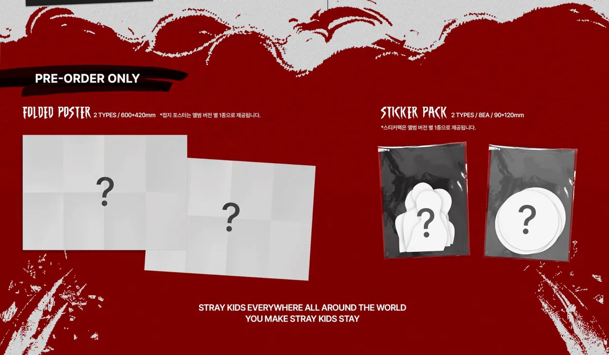 ATE Stray Kids Album [Chk Chk + Boom + ATE (3 ver.) Full Set]+Pre Order Benefits+BolsVos K-POP Inspired Freebies (Mini Album)