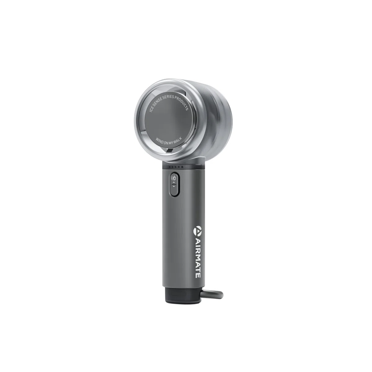AIRMATE Ventilatore portatile portatile, 5 velocità del vento regolabili, batteria ricaricabile da 3000 mAh, motore durevole, vento super potente da 13000 giri/min, mini ventilatore portatile turbo