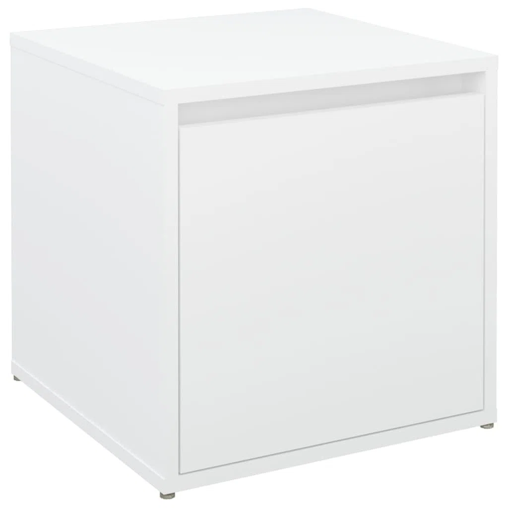 vidaXL Cassetto Contenitore Bianco 40,5x40x40 cm Legno Multistrato