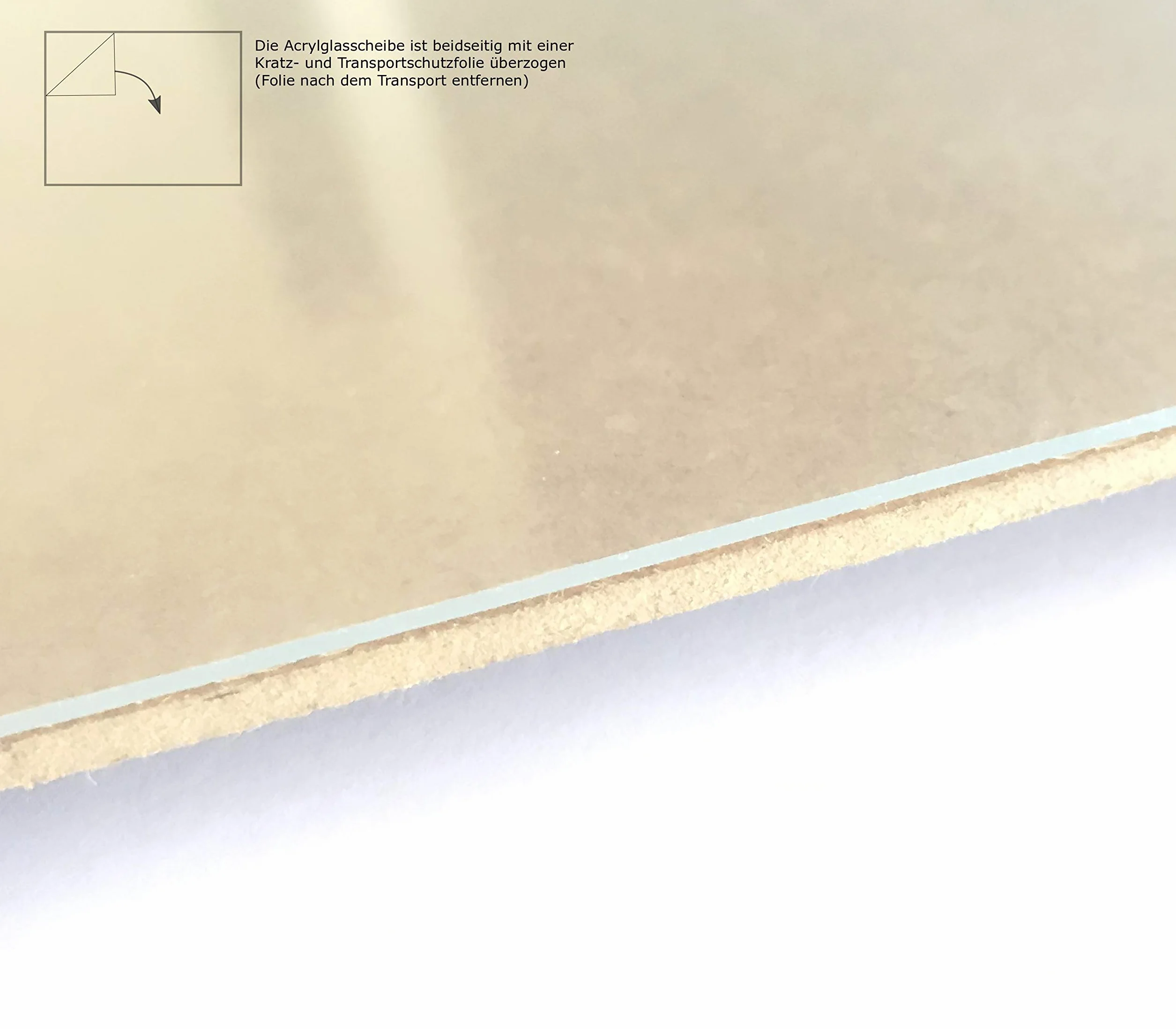 FRAMO 35mm Cornice per Immagini 45 x 31 cm | Nero Opaco | Cornice in MDF Fatta a Mano con lastra di Vetro Artificiale antiriflesso a Prova di Rottura e Robusta Parete Posteriore in MDF
