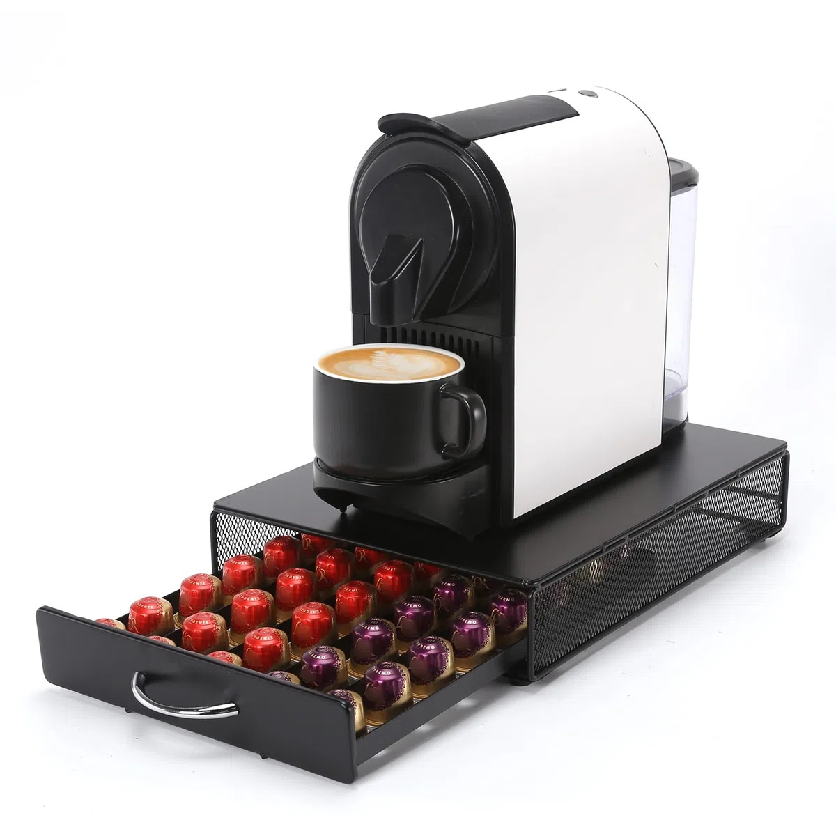Porta Capsule da Caffè per Originalline,Organizer per Capsule di Caffè,Cassetto Porta Cialde per 40 Cialde, 32x23.5x7 cm, Ideale per Piccoli Spazi.