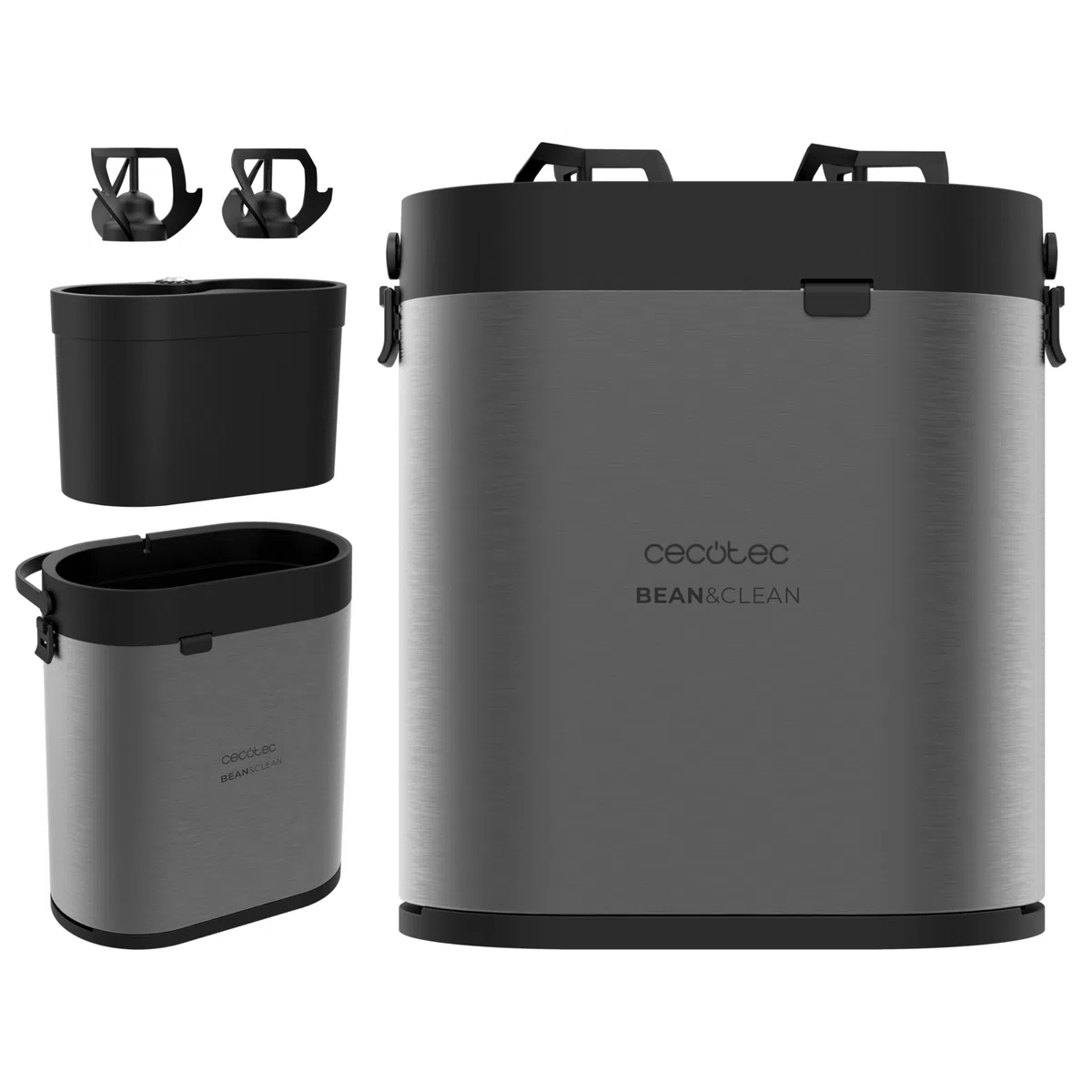 Cecotec Detergente elettrico per portafiltro per caffè Bean&Clean Pro. Accessori da caffè, include 2 raschietti e 1 testina di pulizia, velocità di rotazione di 300/min, compatibile con portafiltri da