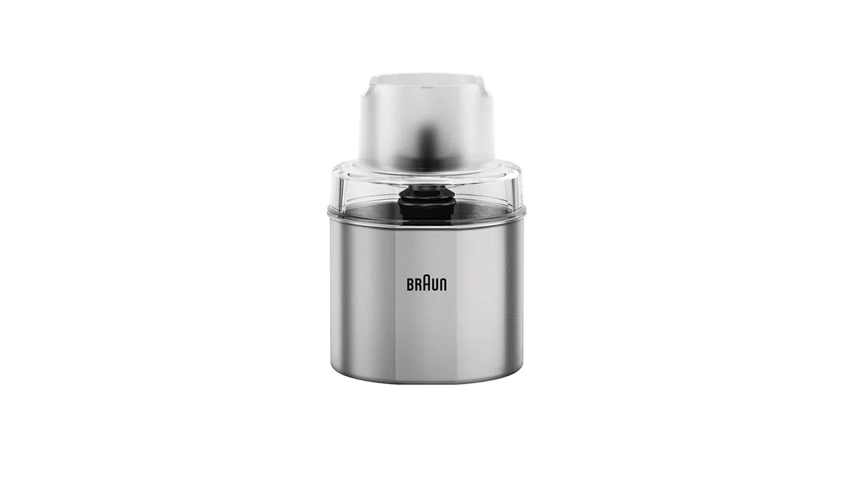 Braun Accessorio Macina Caffè Macina Spezie per Minipimer MultiQuick MQ7X, MQ7WH, MQ9 con Sistema Easy Click Plus, MQS270SI, Argento