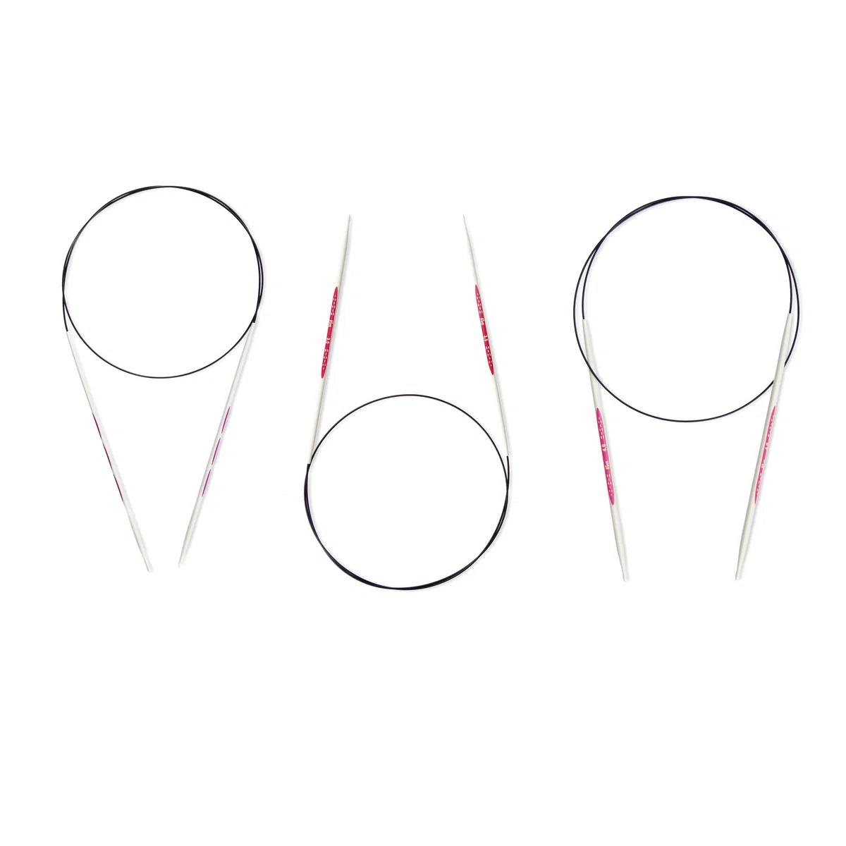 Prym - Prym ergonomics (80 cm, 3,00-4,00 mm) set di ago circolare - 1 set