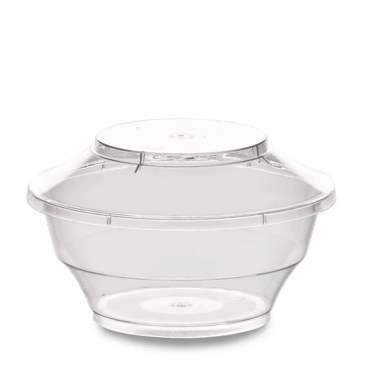 PZ 50 MONOPORZIONE CC 200 PER MOUSSE SEMIFREDDI + COPERCHIO COPPETTA TRASPARENTE PER DOLCI GELATI YOGURT E DESSERT