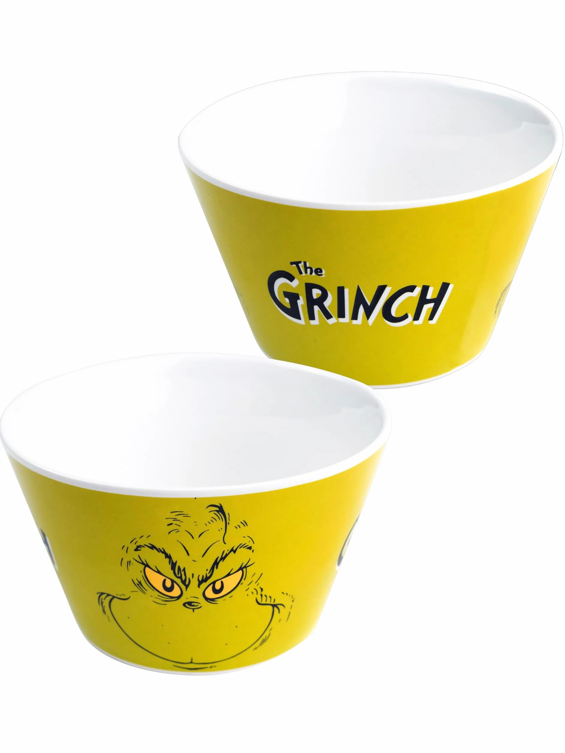 United Labels Grinch - Ciotola per cereali, 500 ml, in ceramica, colore: Verde