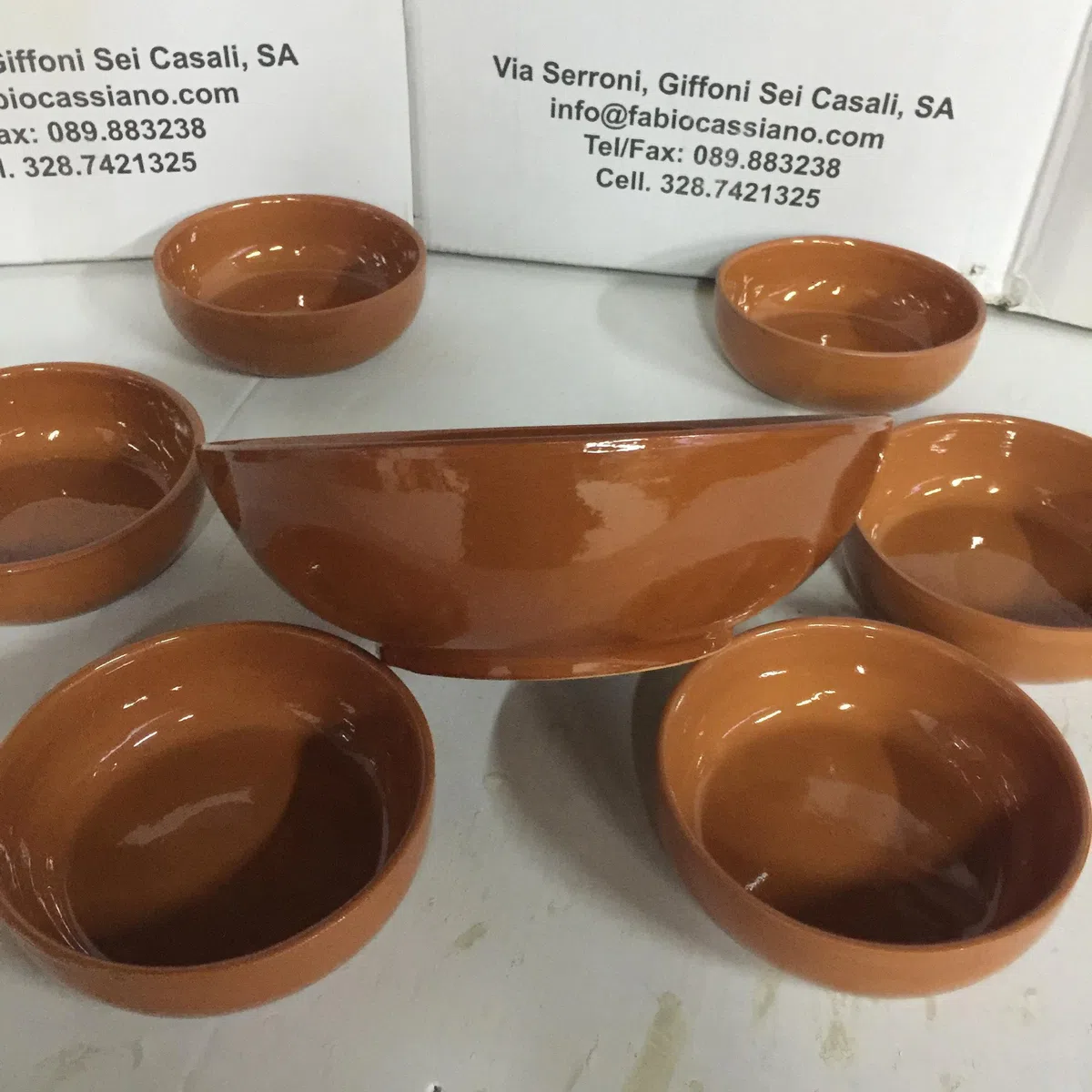 Set 7 Pezzi spaghettata in Ceramica