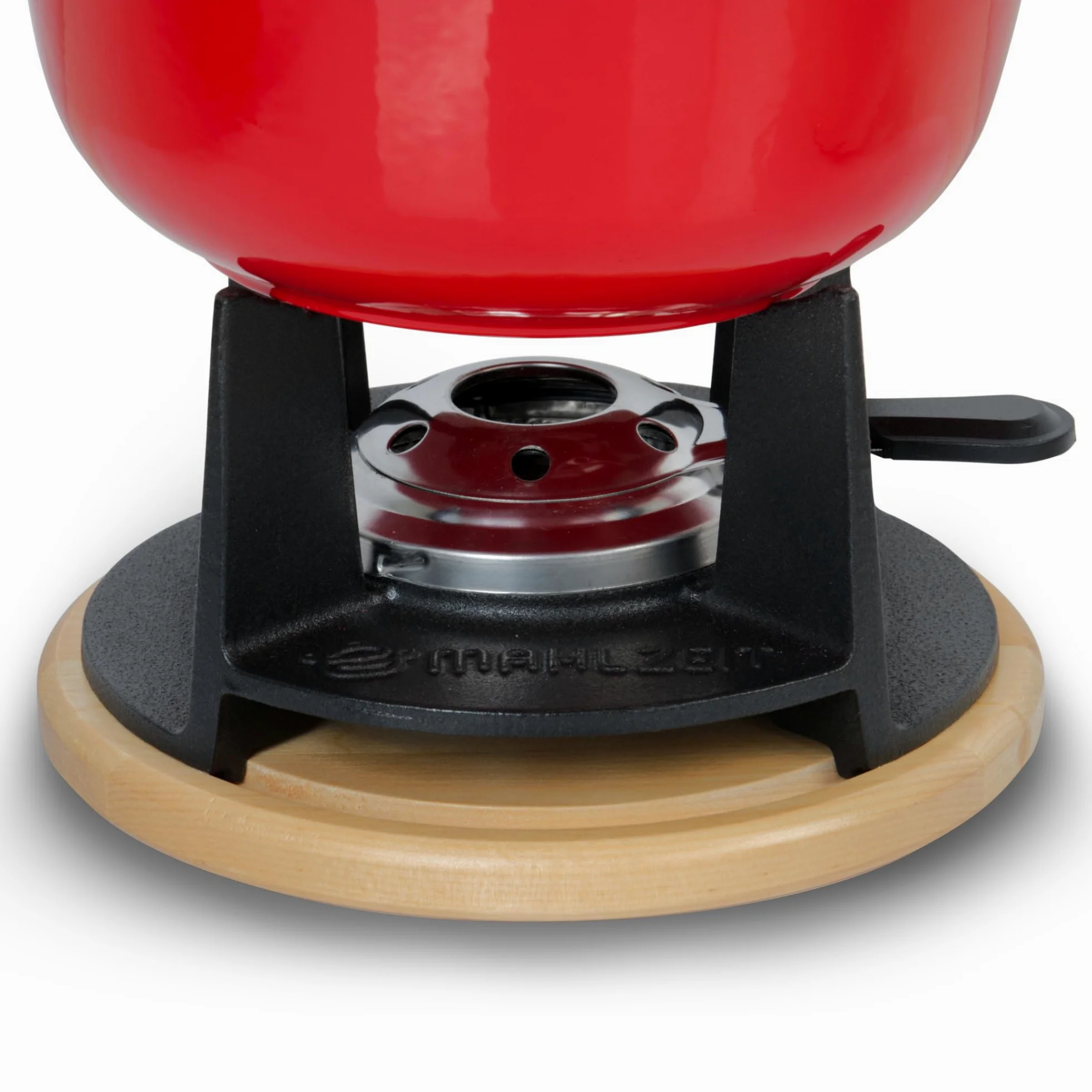 Mahlzeit Set per fonduta in ghisa 6 Persone | 2 Litri | Fondueset 13 Pezzi con bruciatore e forchette | Fonduta Set, Fonduta di Formaggio Set, Fonduta di Carne Set