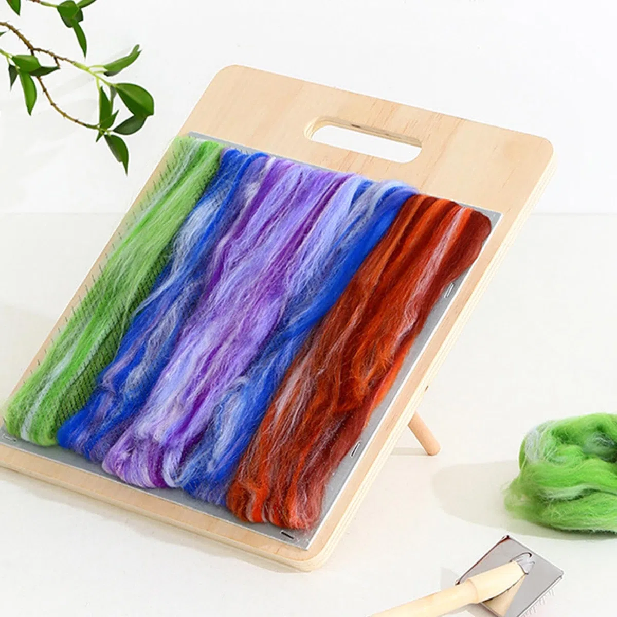 Blending Board, pettine per feltro di lana, multifunzionale, regolabile, per principianti, donne, madri, nonne, e feltro in casa