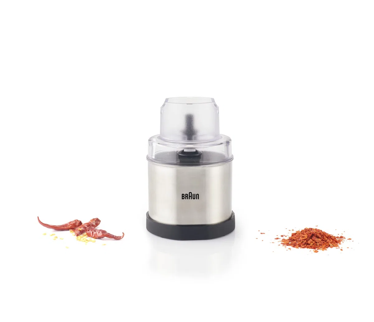 Braun Accessorio Macina Caffè Macina Spezie per Minipimer MultiQuick MQ7X, MQ7WH, MQ9 con Sistema Easy Click Plus, MQS270SI, Argento