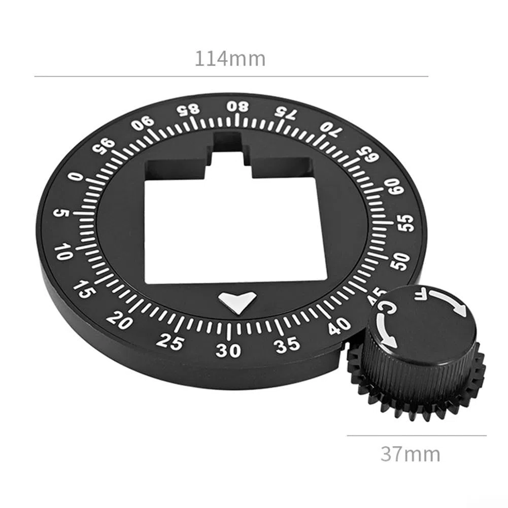 Quadrante in alluminio per macinacaffè Eureka Mignon, scala estesa 10-100, compatibile con modelli Specialita, facile da installare, resistente ai graffi