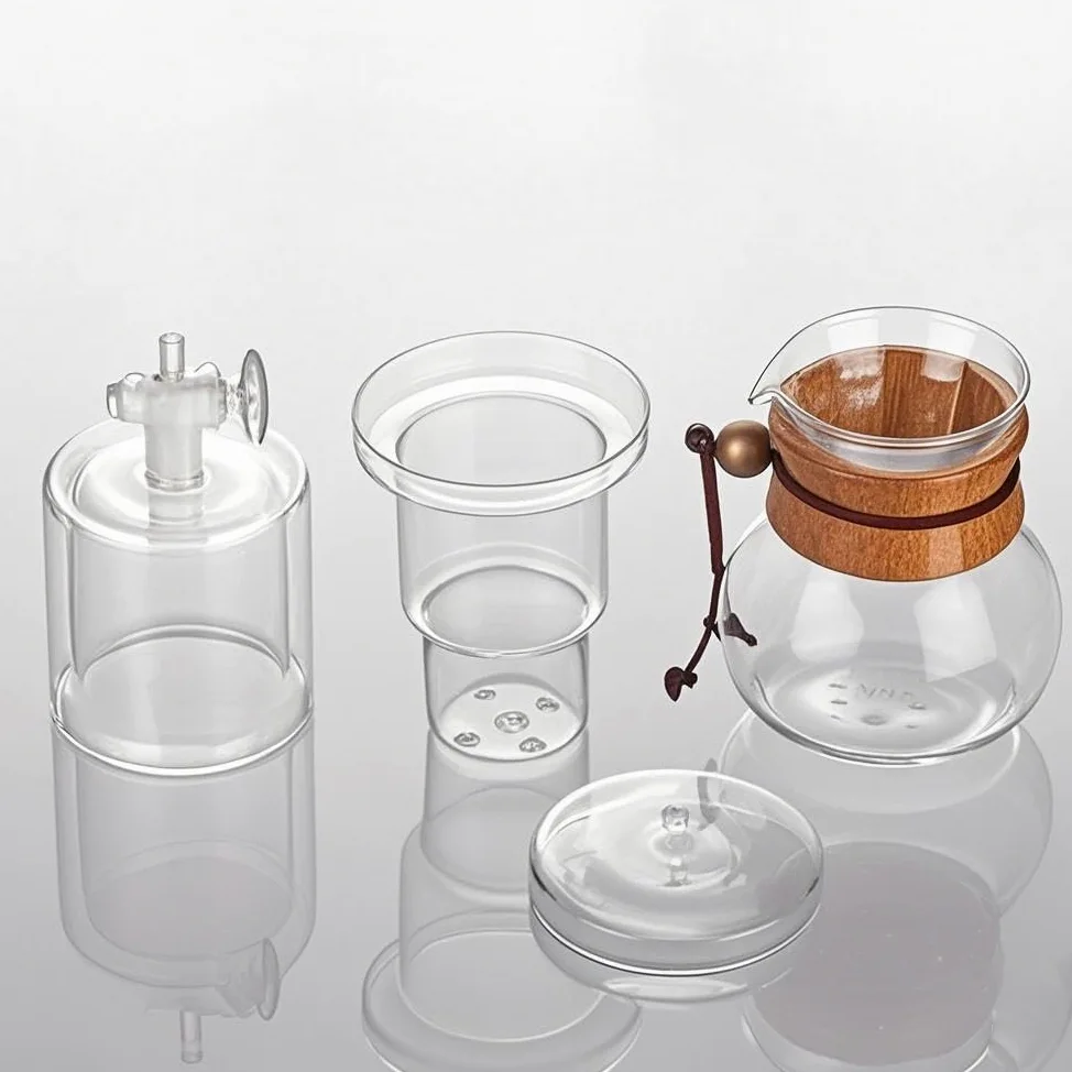 Cold Brew - Caffettiera con caraffa in vetro, per 1-4 tazze
