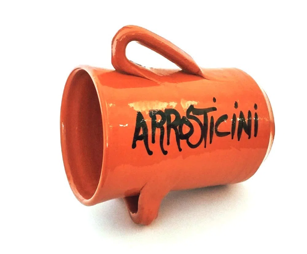 Brocca Piccola Porta arrosticini in Terracotta