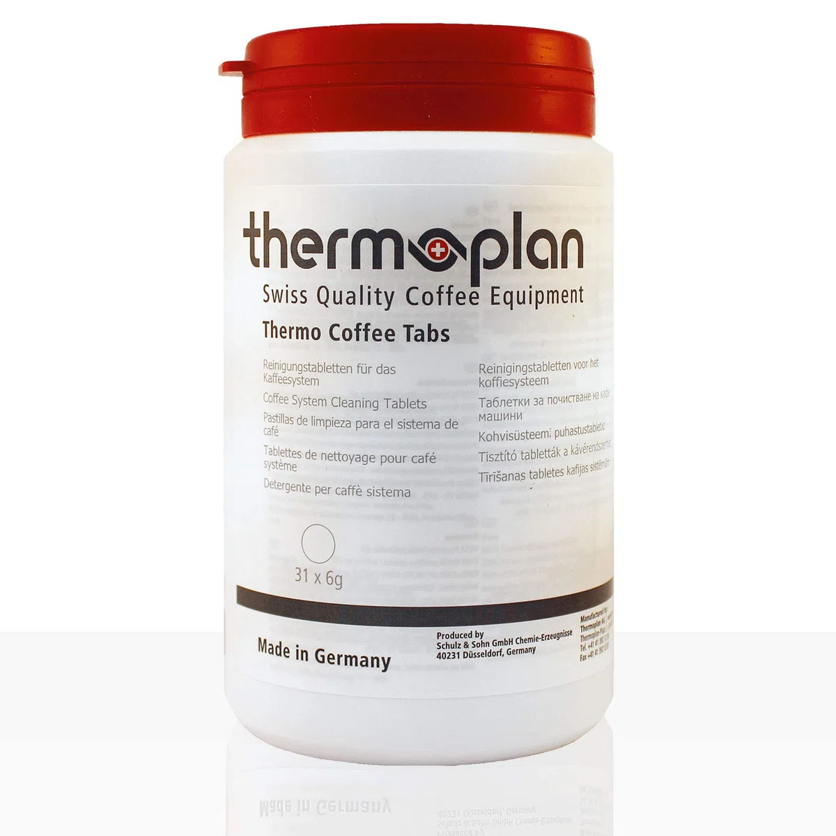 Thermoplan Coffee Tabs 31 x 6g per Black & White BW 4 e 4C