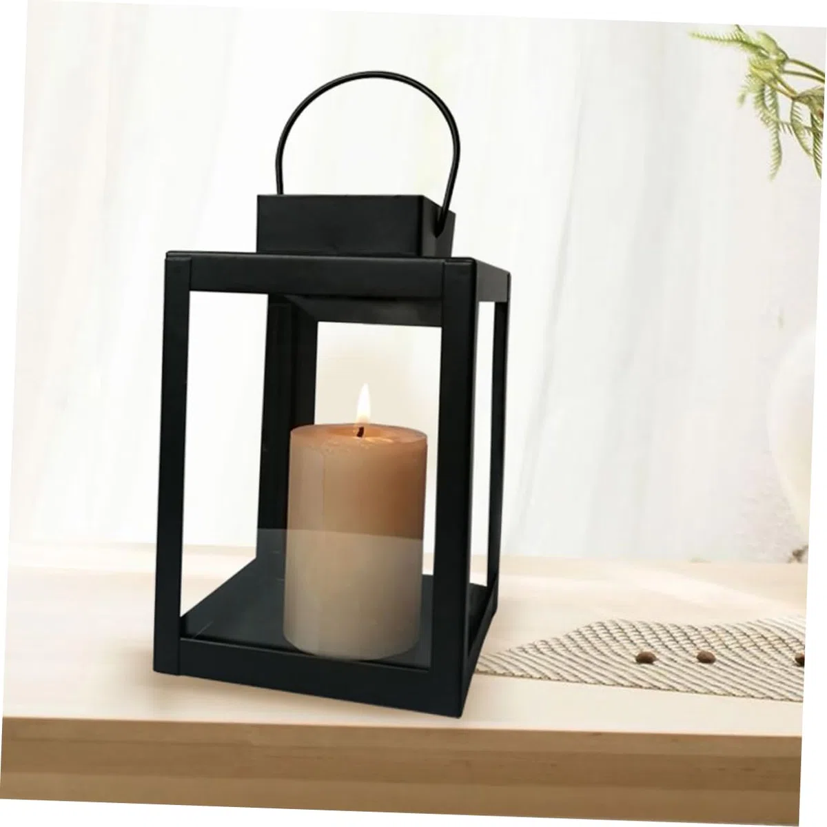 VICASKY 1pezzi Portacandele Decorativo Stile Retrò Luce Vento Portacandele Appendere Materiale Di Resistente Per Uso Duraturo Adatto Decorazione Interna Ed Esterna