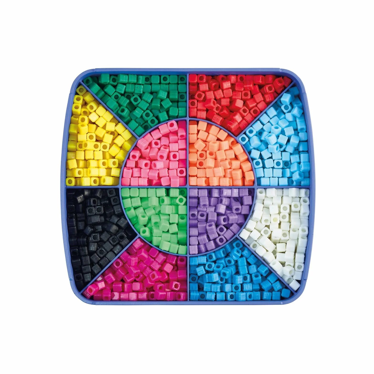 Maped Creativ Pixel Factory - Kit completo per creazione di oggetti in perle d'acqua in stile pixel art, modelli, perle d'acqua quadrate, griglia di creazione e accessori - attività manuale a partire