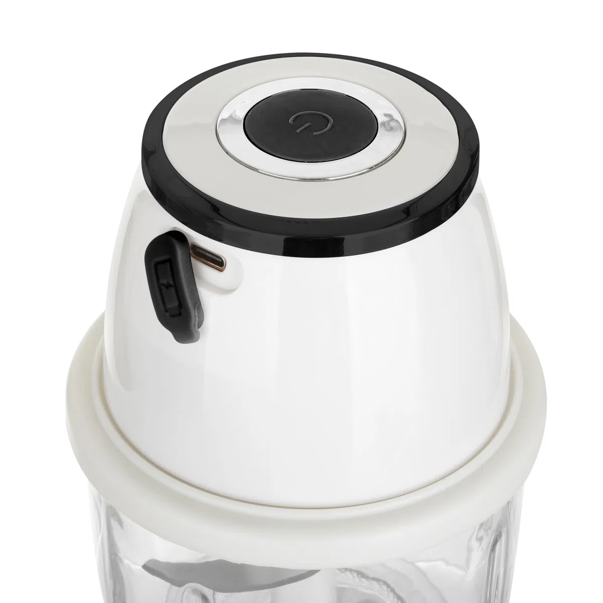 KASANOVA Tritatutto elettrico a batteria con contenitore, bianco da 300 ml